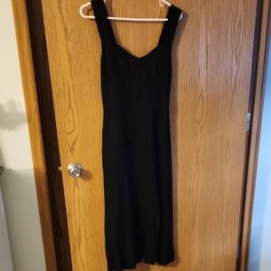 HYFVE Black Sheath Midi Dress Scoop Neck Sleeveless NWOT